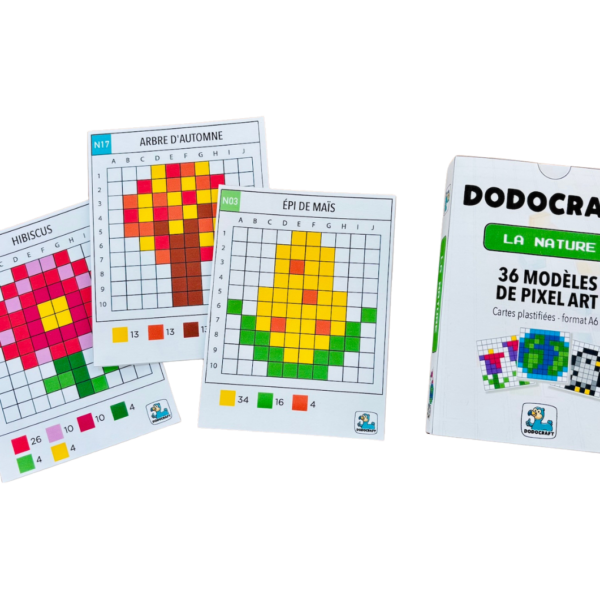 Carte Pixel Art - 36 Modelli Natura