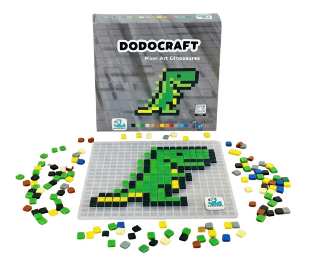 Scatola Pixel Art Dino